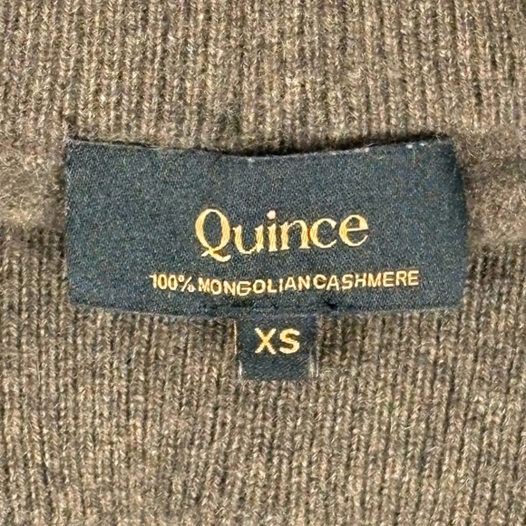 Quince 100% Mongolian Cashmere Jogger Pants XS Brown - Picture 4 of 9